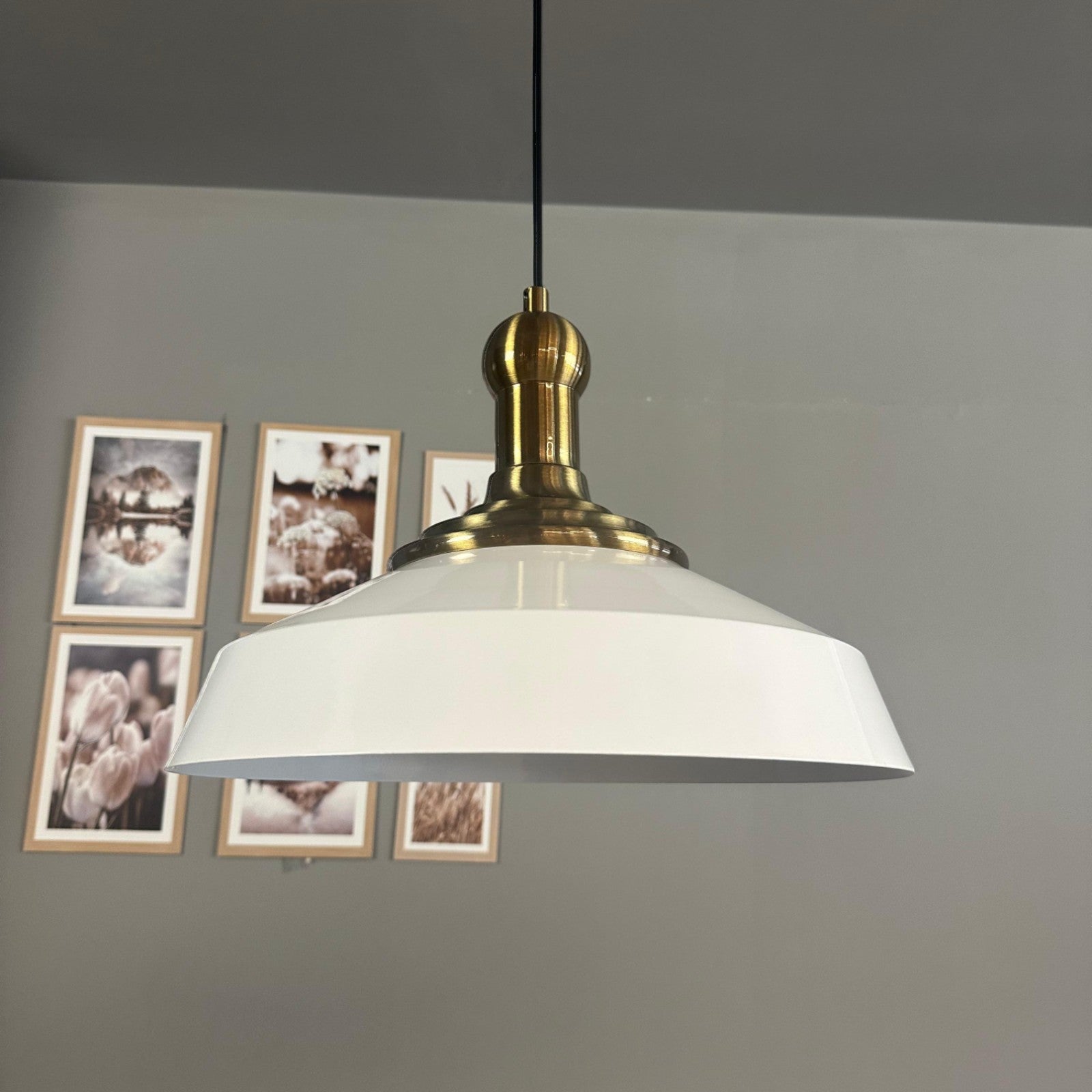 Pendelleuchte Lema Schwarz Knob Ø37,5 cm, Metall Hängelampe